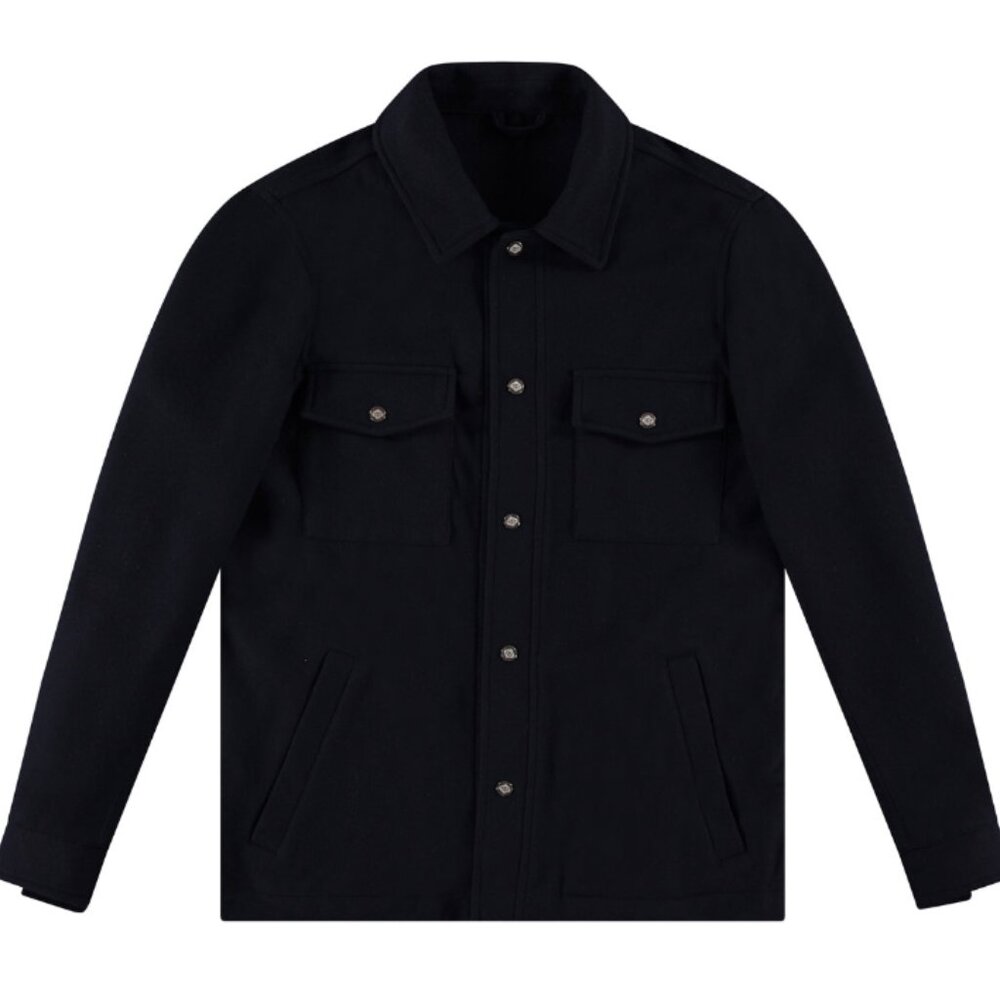 Giacca Camicia (Shirt Jacket) in Navy